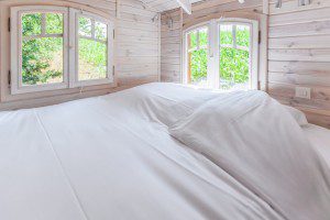 Le lit de Romanée, spacieux et confortable